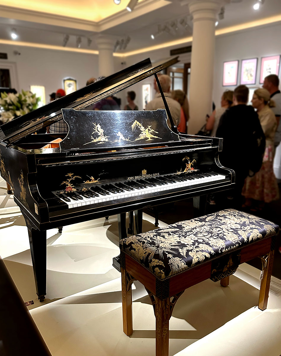 Piano at Freddie Mercury exhibition