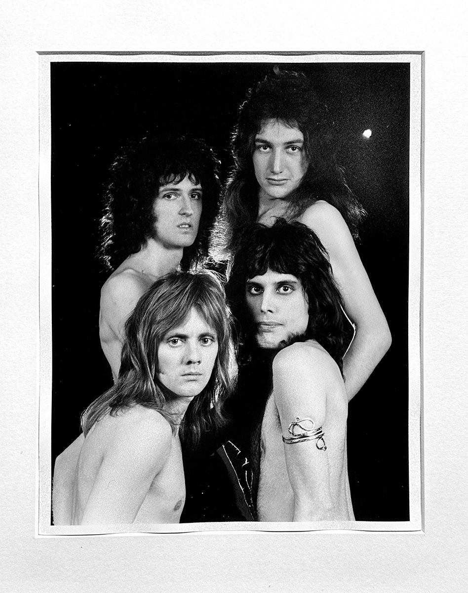 Queen photo at Freddie Mercury exhibition