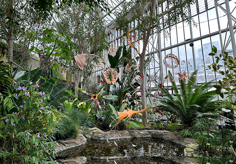 The Barbican centre conservatory x Ranjani Shettar