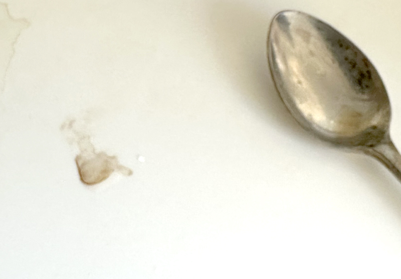 Spoon on the worktop
